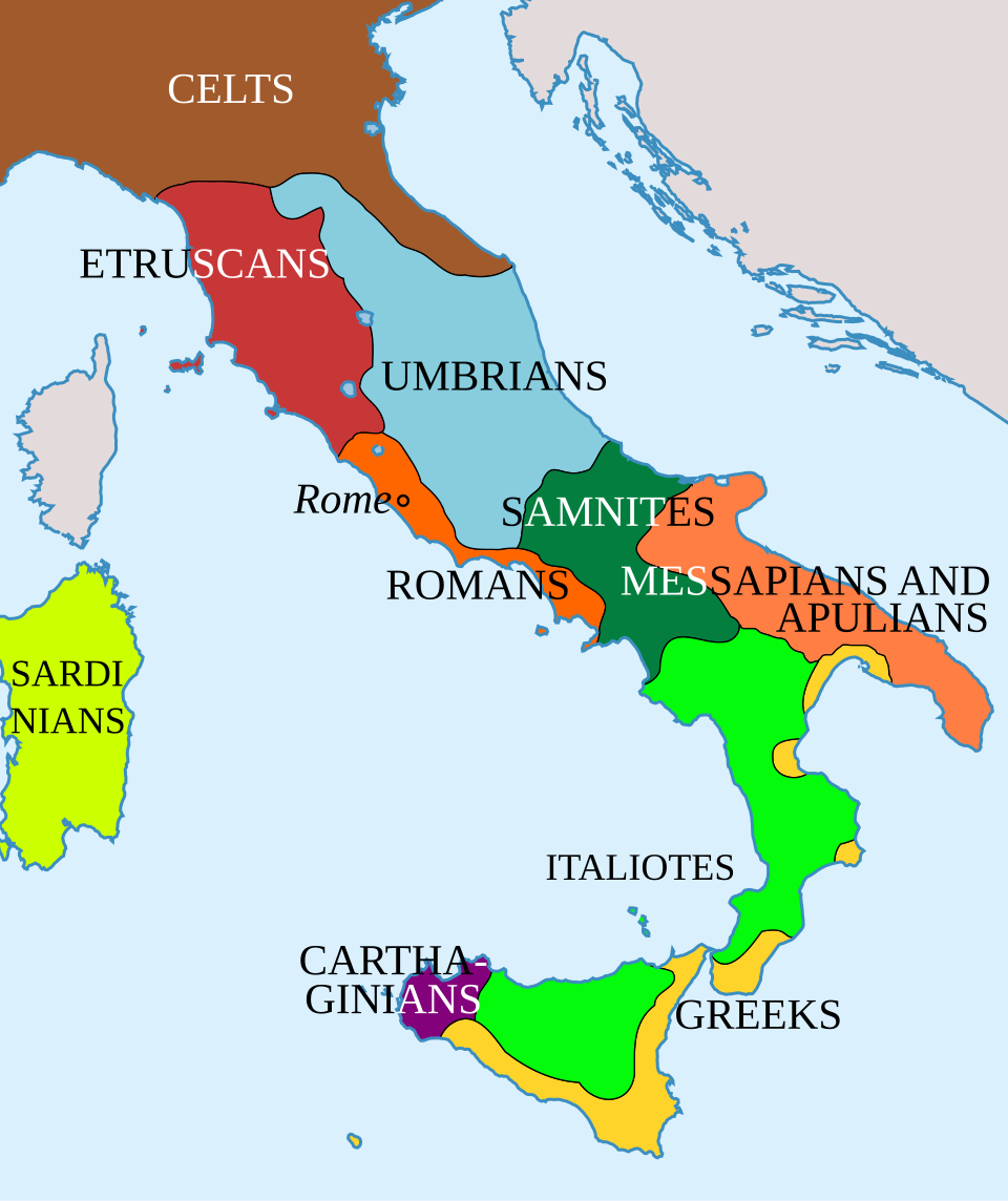 Italy in 400BC
